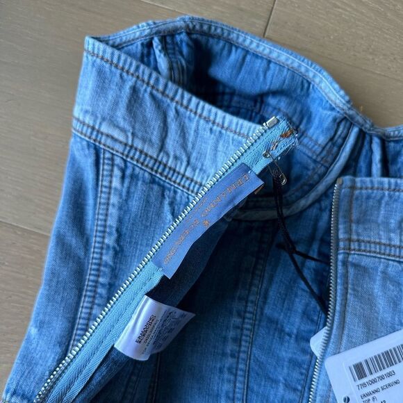 ERMANNO SCERVINO • Strapless Crop Top - Picture 2 of 7